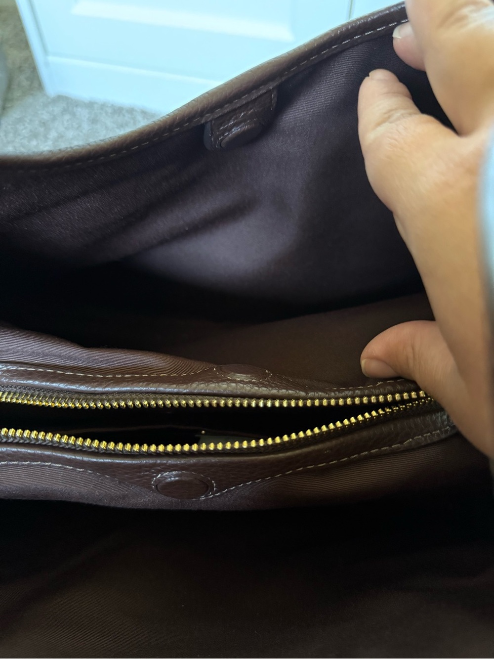 Coach Erin Shoulder Bag in Maple - Picture 6 of 12